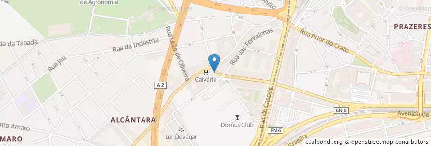 Mapa de ubicacion de Tanite en 포르투갈, Área Metropolitana De Lisboa, Lisboa, Grande Lisboa, 리스본, Alcântara.