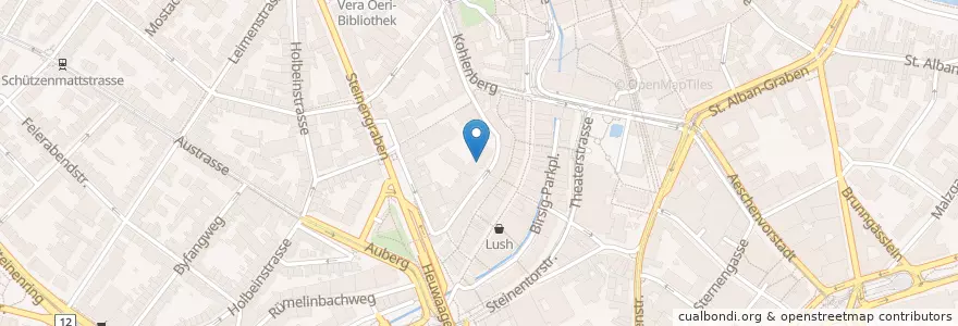 Mapa de ubicacion de Berufsfachschule Basel en Svizzera, Basilea Città, Basel.