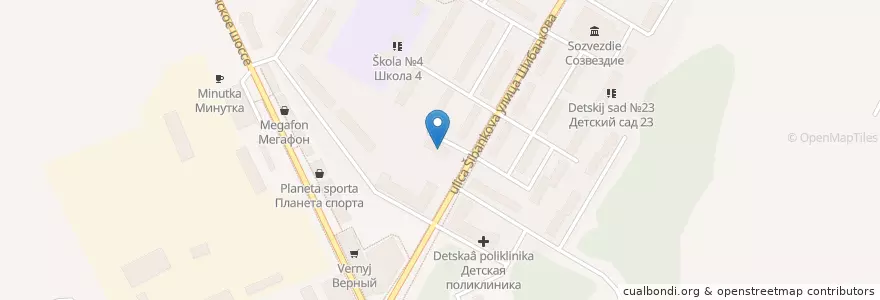 Mapa de ubicacion de ЛДЦ Медицина en Rusia, Distrito Federal Central, Óblast De Moscú, Наро-Фоминский Городской Округ.