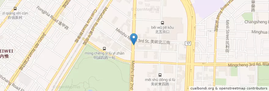 Mapa de ubicacion de Sman 十麵 en 타이완, 가오슝시, 구산 구.
