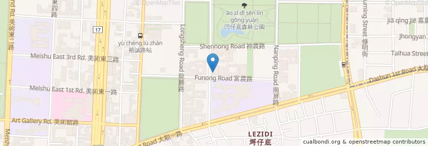 Mapa de ubicacion de 家蒂諾鐵板燒 en Taiwán, Kaohsiung, 鼓山區.