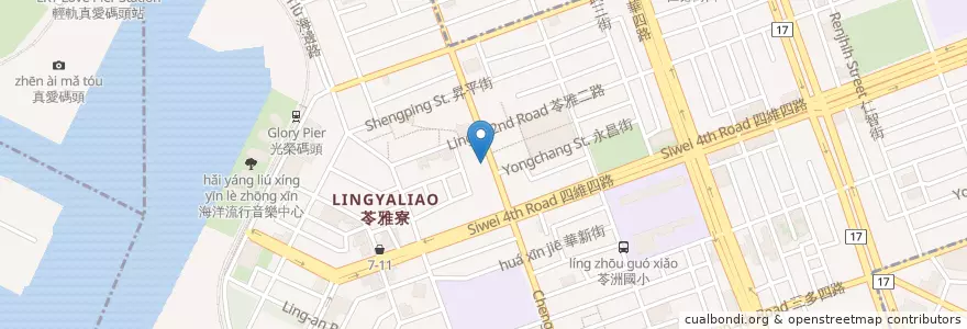 Mapa de ubicacion de 和記馬來西亞肉骨茶專賣店 en 臺灣, 高雄市, 苓雅區.