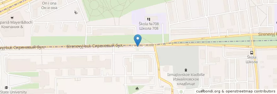 Mapa de ubicacion de ЕКА en Россия, Центральный Федеральный Округ, Москва, Восточный Административный Округ.