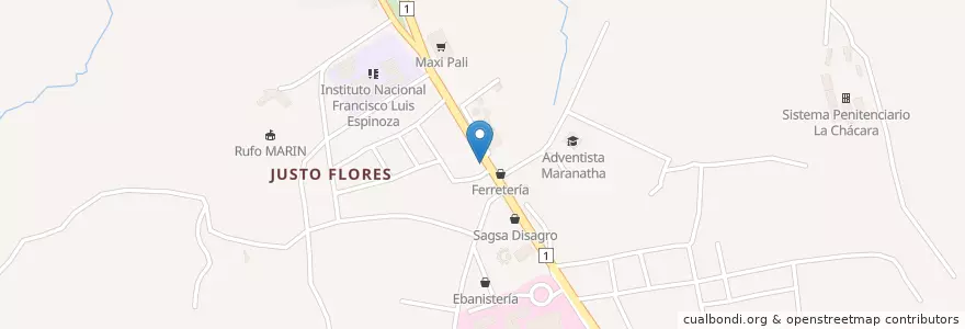 Mapa de ubicacion de ShopBar en Nicarágua, Estelí, Estelí (Municipio), Estelí.
