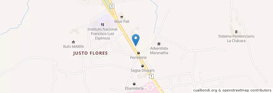 Mapa de ubicacion de Puro Ron en ニカラグア, エステリ県, Estelí (Municipio), Estelí.