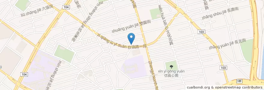 Mapa de ubicacion de 上海商業儲蓄銀行 en تايوان, تايبيه الجديدة.