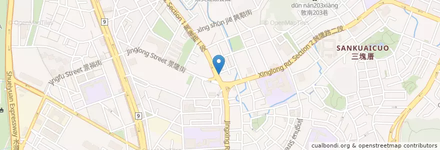 Mapa de ubicacion de 仁耀診所 en Taiwán, Nuevo Taipéi, Taipéi, 文山區.