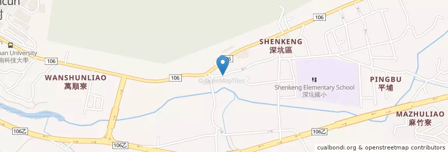 Mapa de ubicacion de 好鄰居 en Taiwan, Nuova Taipei, Distretto Di Shenkeng.