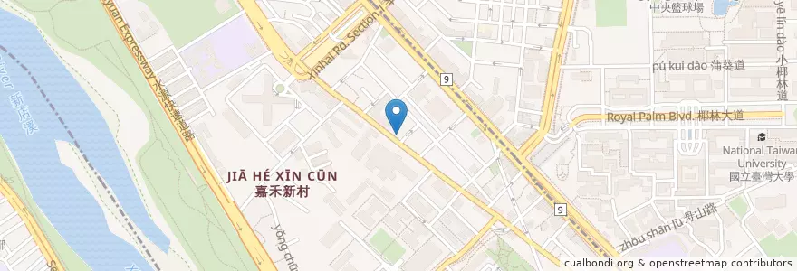 Mapa de ubicacion de 新鮮小小屋 en Taiwan, Nuova Taipei, Taipei.