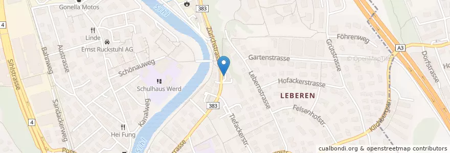 Mapa de ubicacion de Avia Adliswil en 스위스, 취리히, Bezirk Horgen, Adliswil.