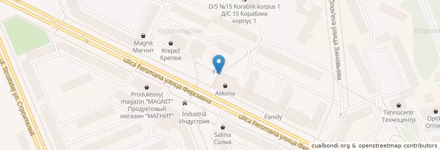 Mapa de ubicacion de Апельсин en ロシア, 北西連邦管区, Мурманская Область, Городской Округ Апатиты.