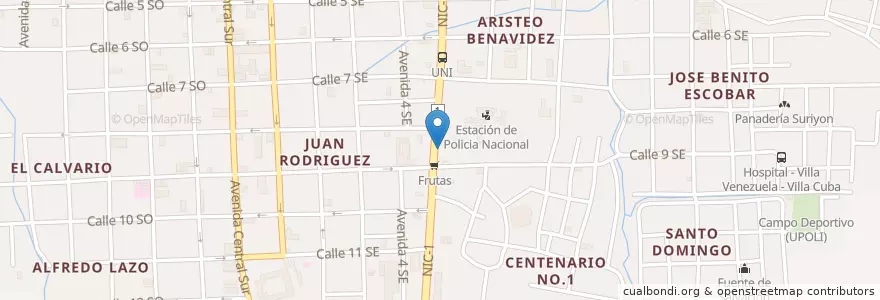 Mapa de ubicacion de Nic el Pollo en ニカラグア, エステリ県, Estelí (Municipio), Estelí.