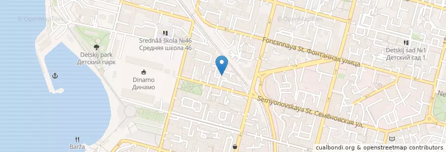Mapa de ubicacion de Tokyo Kawaii en 러시아, Дальневосточный Федеральный Округ, 프리모르스키 지방, Владивостокский Городской Округ.