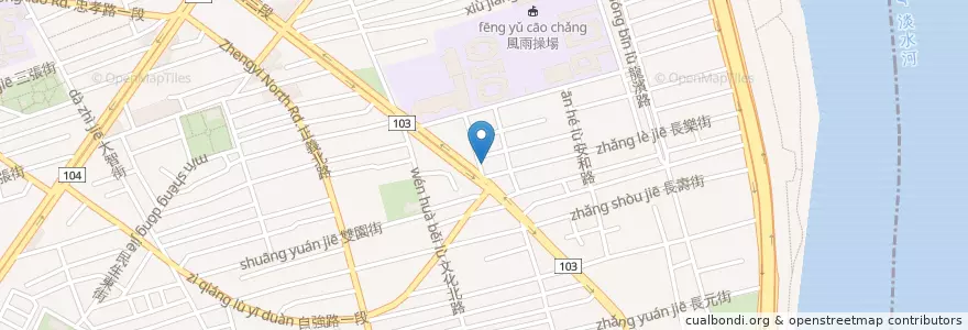 Mapa de ubicacion de 三重介壽路郵局 (三重7支) en Taiwan, Neu-Taipeh.