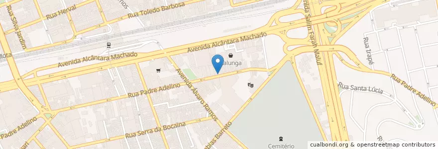 Mapa de ubicacion de Boutique e brecho jazz en Brezilya, Güneydoğu Bölgesi, Сан Паулу, Região Geográfica Intermediária De São Paulo, Região Metropolitana De São Paulo, Região Imediata De São Paulo, Сан Паулу.