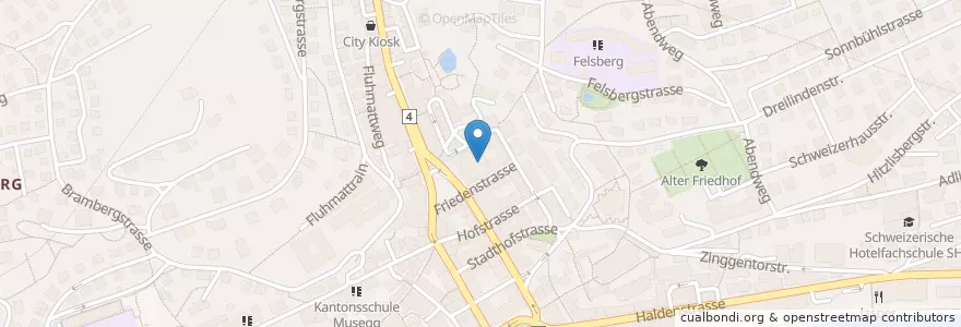 Mapa de ubicacion de stattkino en Schweiz/Suisse/Svizzera/Svizra, Luzern, Luzern.