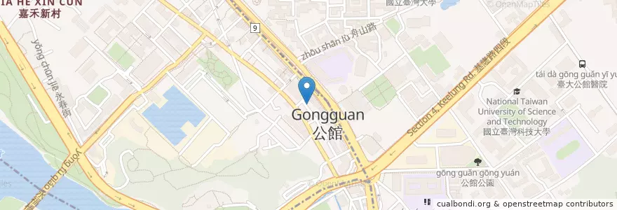 Mapa de ubicacion de 韓一閣韓式料理 en 臺灣, 新北市, 臺北市.
