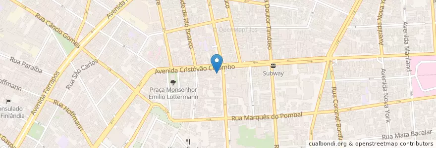 Mapa de ubicacion de IZAKAYA en Brasil, Região Sul, Rio Grande Do Sul, Região Metropolitana De Porto Alegre, Região Geográfica Intermediária De Porto Alegre, Região Geográfica Imediata De Porto Alegre, Porto Alegre.