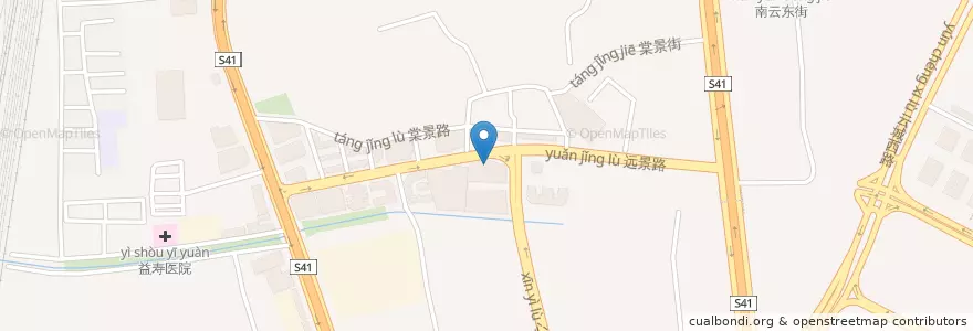 Mapa de ubicacion de 喜来稀肉 en الصين, غوانغدونغ, 广州市, 白云区.