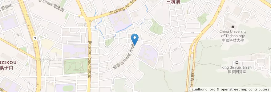 Mapa de ubicacion de 仙瑩健保特約藥局 en 台湾, 新北市, 台北市, 文山区.