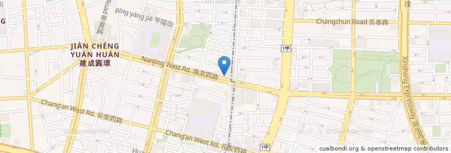 Mapa de ubicacion de 新濟州韓式豆腐鍋 en Taiwán, Nuevo Taipéi, Taipéi, 大同區.