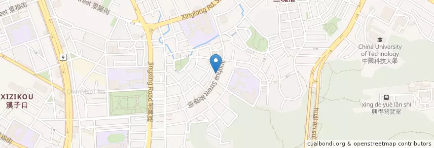 Mapa de ubicacion de 林家豬腳 en 臺灣, 新北市, 臺北市, 文山區.