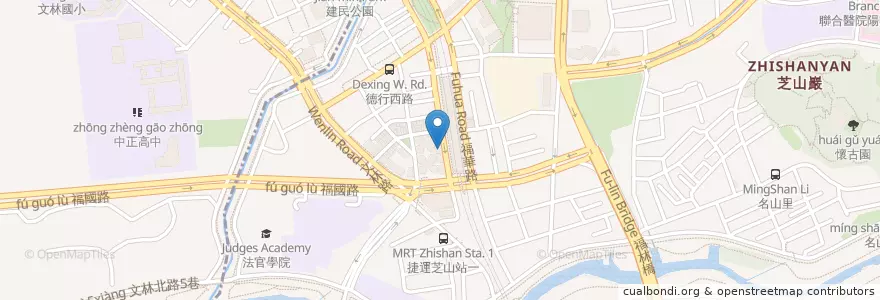 Mapa de ubicacion de 金山客家小館 en Taiwan, 新北市, Taipé, 士林區.