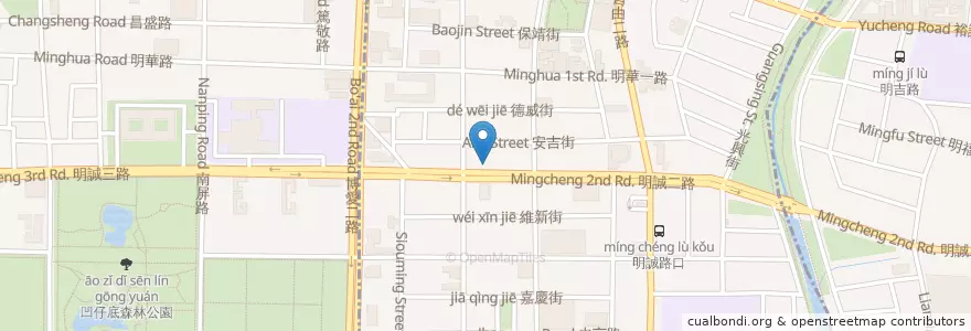 Mapa de ubicacion de 王品牛排_明誠店 en Taïwan, Kaohsiung, 三民區, 左營區.