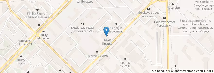 Mapa de ubicacion de Правда en روسیه, Сибирский Федеральный Округ, استان نووسیبیرسک, Городской Округ Новосибирск.