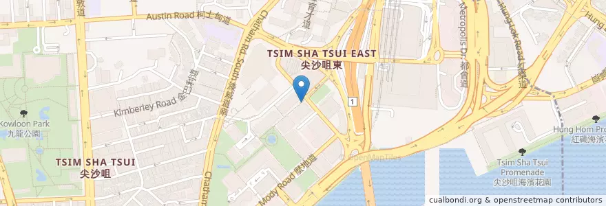 Mapa de ubicacion de 許留山 en Cina, Guangdong, Hong Kong, Kowloon, Nuovi Territori, 油尖旺區 Yau Tsim Mong District.