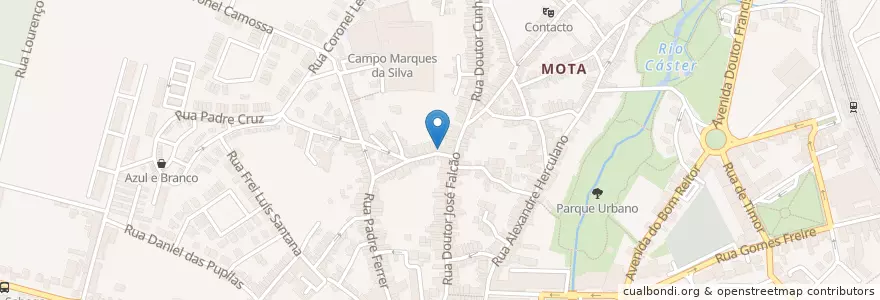 Mapa de ubicacion de Bolero en 葡萄牙, Aveiro, Centro, Baixo Vouga, Ovar, Ovar, São João, Arada E São Vicente De Pereira Jusã.
