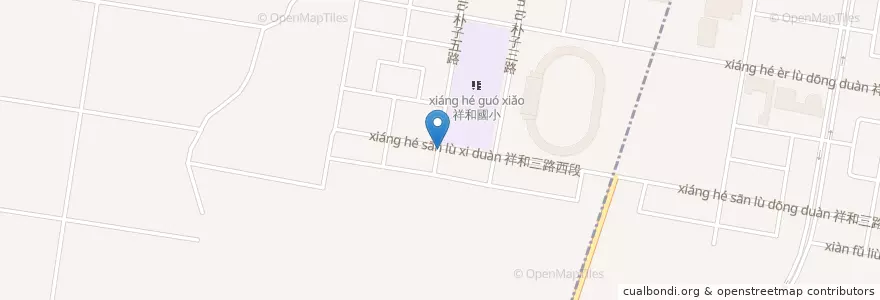 Mapa de ubicacion de 鑫鱻自助餐 en Taïwan, Province De Taïwan, Comté De Chiayi, 朴子市.