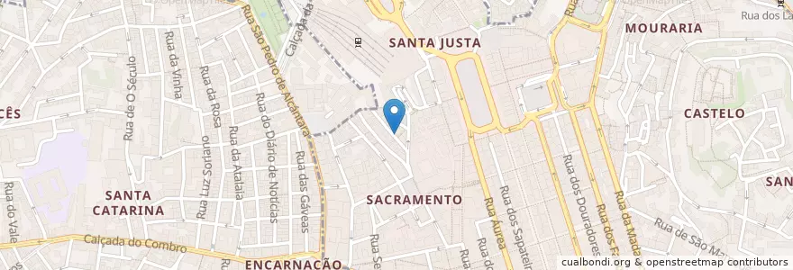 Mapa de ubicacion de Café Buenos Aires na Fábrica en Portugal, Área Metropolitana De Lisboa, Lisboa, Grande Lisboa, Lisboa.