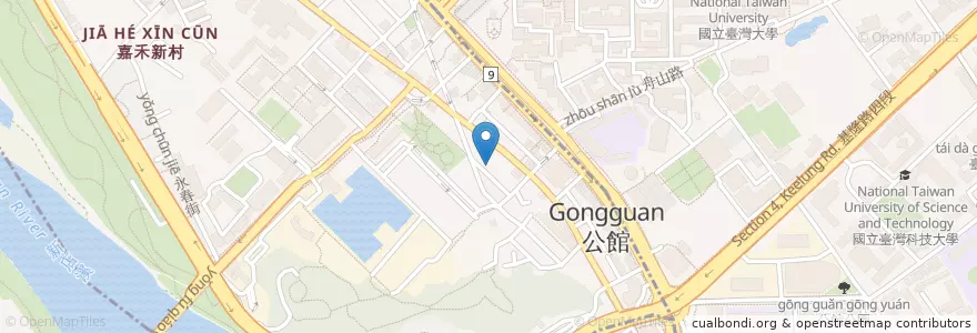Mapa de ubicacion de 三世宮 en Taiwan, New Taipei, Taipei.