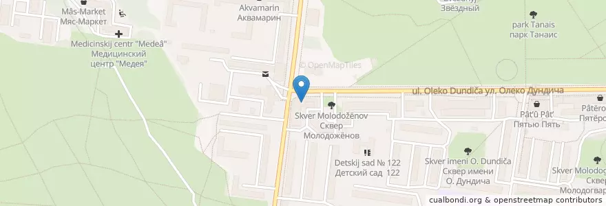 Mapa de ubicacion de Ваш стоматолог en Rusia, Distrito Federal Central, Óblast De Vorónezh, Городской Округ Воронеж.