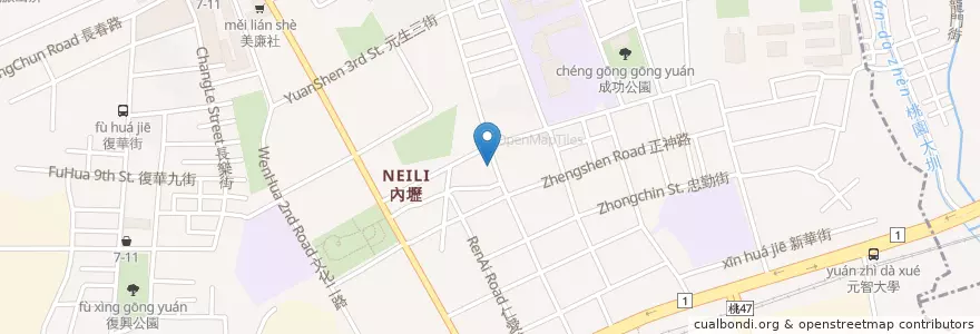Mapa de ubicacion de 麗媽香香鍋 en تايوان, تاو يوان.