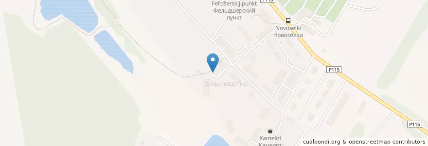 Mapa de ubicacion de Отделение связи №142941 en ロシア, 中央連邦管区, モスクワ州, Городской Округ Кашира.