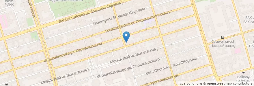 Mapa de ubicacion de Территория еды en Rusia, Южный Федеральный Округ, Óblast De Rostov, Городской Округ Ростов-На-Дону.