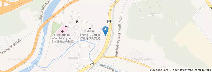 Mapa de ubicacion de 顏志瑋診所 en 臺灣, 新北市, 汐止區.