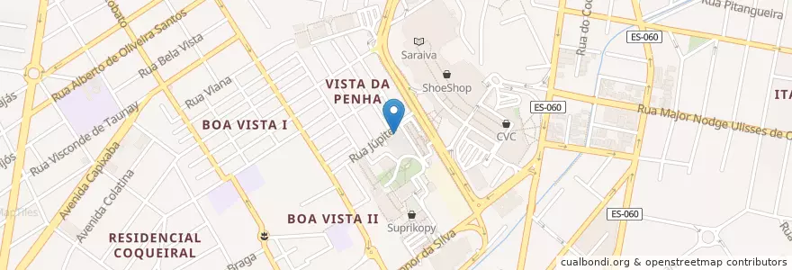 Mapa de ubicacion de Tangerina en البَرَازِيل, المنطقة الجنوبية الشرقية, إسبيريتو سانتو, Região Geográfica Intermediária De Vitória, Região Metropolitana Da Grande Vitória, Vila Velha, Microrregião Vitória.