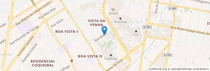 Mapa de ubicacion de Estação da Lata en Brasil, Região Sudeste, Espírito Santo, Região Geográfica Intermediária De Vitória, Região Metropolitana Da Grande Vitória, Vila Velha, Microrregião Vitória.