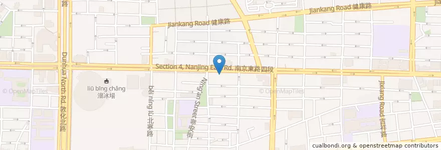 Mapa de ubicacion de 日盛國際商業銀行 en Taiwan, 新北市, Taipei, 松山區.