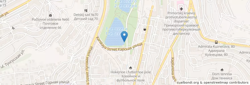 Mapa de ubicacion de Прокат лодок en Rusia, Дальневосточный Федеральный Округ, Приморский Край, Владивостокский Городской Округ.