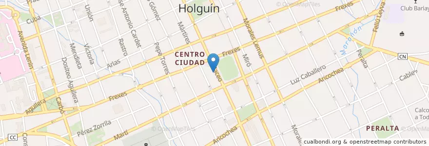 Mapa de ubicacion de Casa de Cultura en Куба, Ольгин, Holguín.