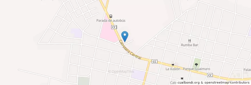 Mapa de ubicacion de Estación de Policía Guaimaro en Cuba, Camagüey, Guáimaro, Ciudad De Guaimaro.