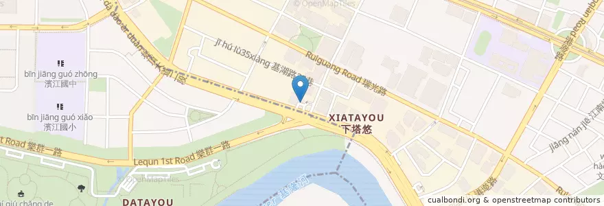 Mapa de ubicacion de 中國ˊ石油 en Tayvan, 新北市, Taipei, 內湖區.