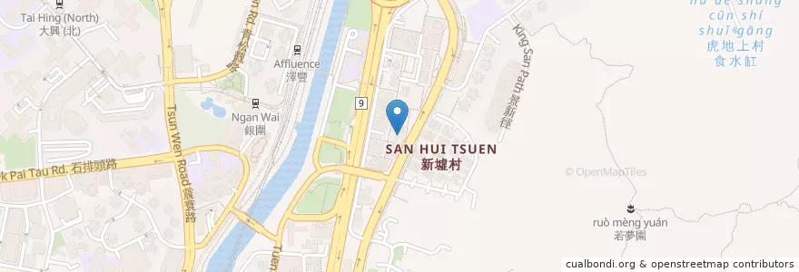 Mapa de ubicacion de 屯の大阪章魚燒 en 中国, 香港 Hong Kong, 广东省, 新界 New Territories, 屯門區 Tuen Mun District.