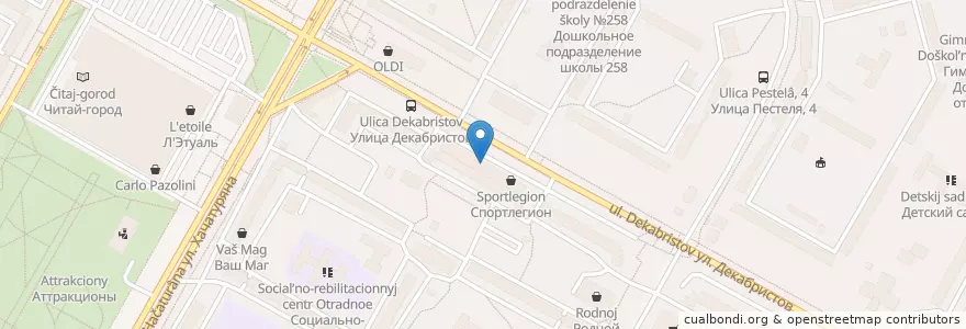 Mapa de ubicacion de ВТБ en Rusland, Centraal Federaal District, Moskou, Северо-Восточный Административный Округ, Район Отрадное.