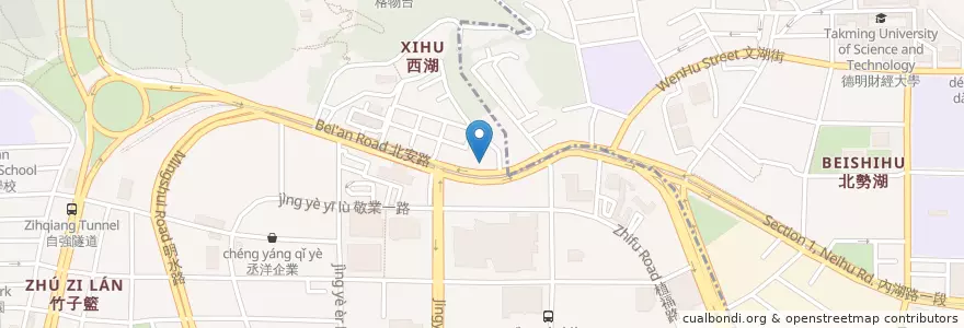Mapa de ubicacion de 加貝爾廚藝工作坊 en Taiwan, Nuova Taipei, Taipei, Distretto Di Neihu.