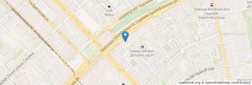 Mapa de ubicacion de Посольство Перу en Russland, Föderationskreis Zentralrussland, Moskau, Zentraler Verwaltungsbezirk, Тверской Район.